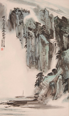 焦纯 山水