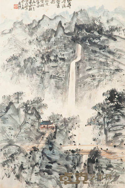 朱恆 山水 43×66cm