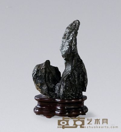 清 灵璧石山子 高38cm