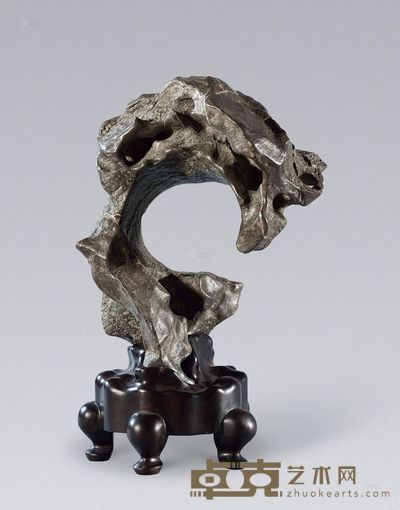 清 灵璧石山子 高26.5cm