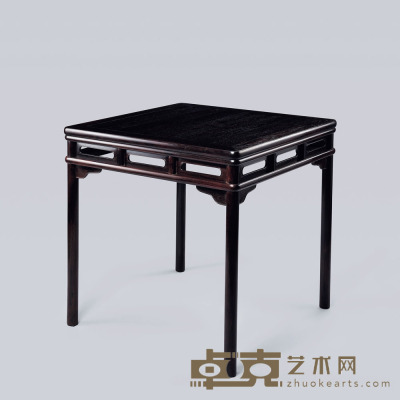 紫檀八仙桌 83×81.5×81.5cm