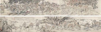 张宜尊 1818年作 百寿图 卷