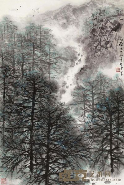 张登堂 1978年作 雨后 镜心 68×46cm