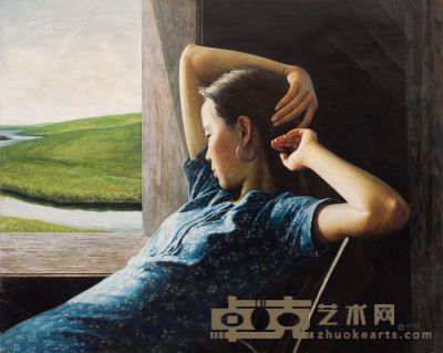 刘孔喜 1996年作 春水 65×81cm
