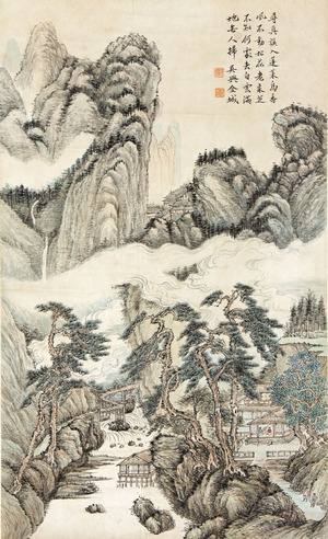 金城《山水》