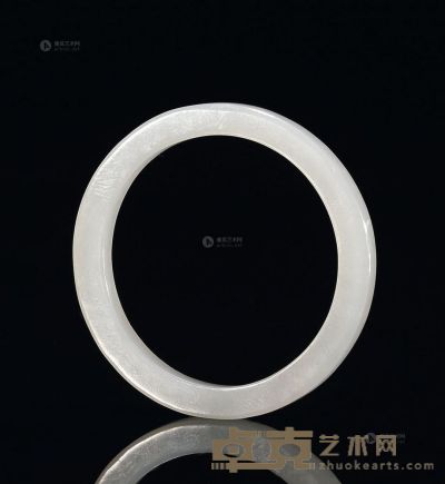 清中期 白玉环 直径5.3cm