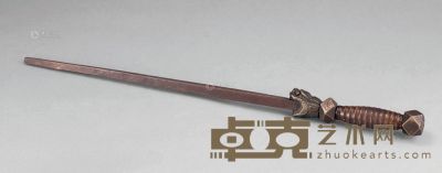 清 铜龙首剑 长65.2cm