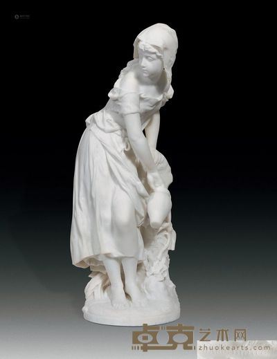玛主汉·莫荷 汲水的女孩 28×25×60cm