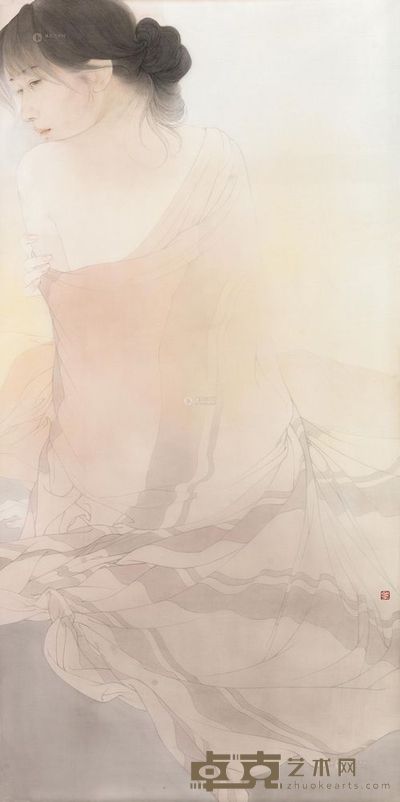 刘瑶 2013年作 脂 镜心 99.5×50cm