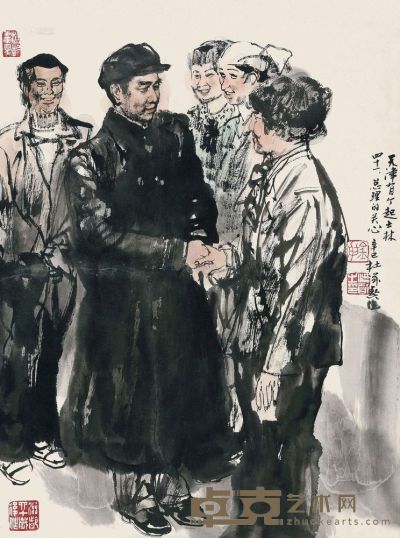 杜滋龄 2001年作 天津有个起士林 镜心 45×33cm