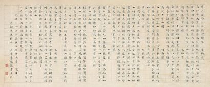 吴鲁 1898年作 书法 手卷