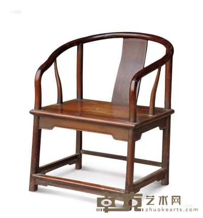 民国 红木卷椅 <em>77×66cm</em>