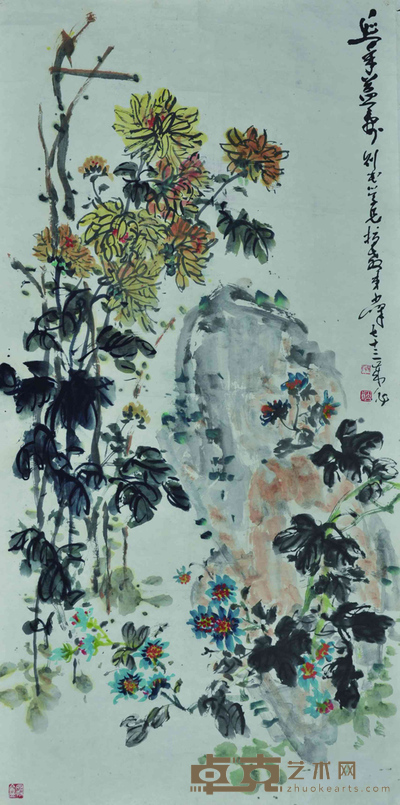邓少峰 延年益寿 136x69cm 8.45平尺