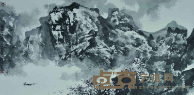 刘一原     憶写西陵峡印象 68x136cm    8.32平尺