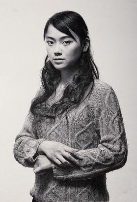 冷军 2005年作 蒙娜丽莎—关于微笑的设计