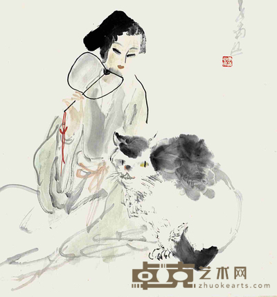 李世南  人物（二） 67*65.5cm   3.95平尺