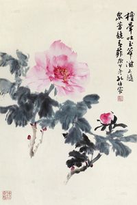 孔伯容 花卉 立轴