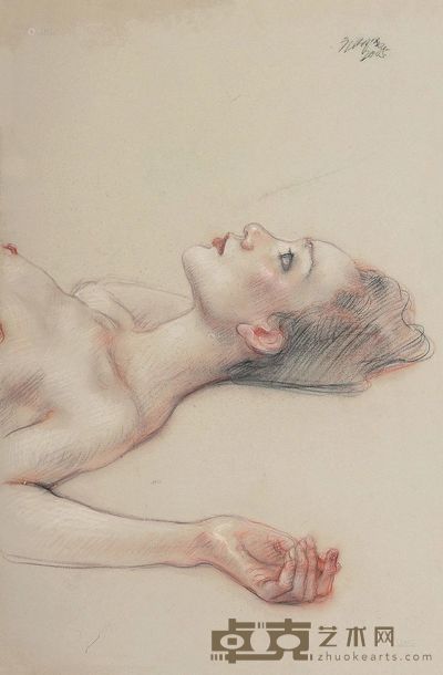 庞茂琨 2005年作 裸女 <em>59×39cm</em>