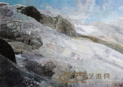 谭涤夫 2003年作 玉龙雪山 <em>130×184cm</em>
