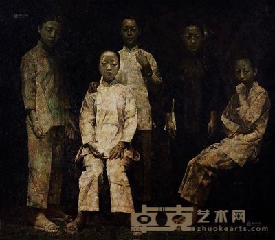 林永康 2002年作 梳起的村姑 <em>150×174cm</em>