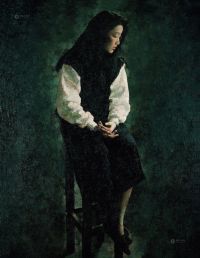 林永康 2000年作 静坐的女子