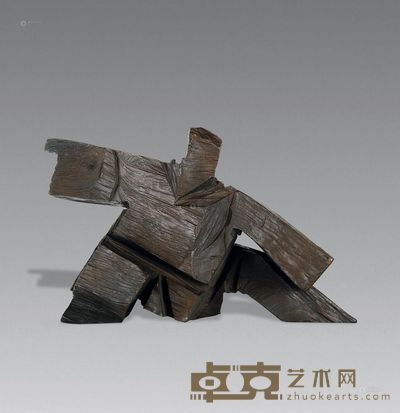 朱铭 1985年作 太极 <em>44×18.8×26cm</em>