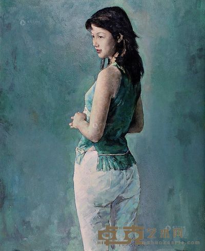 林永康 2005年作 回眸 <em>110×90cm</em>