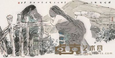 陈朋 辛卯(2011年)作 悄悄话 镜片 <em>70×139cm</em>