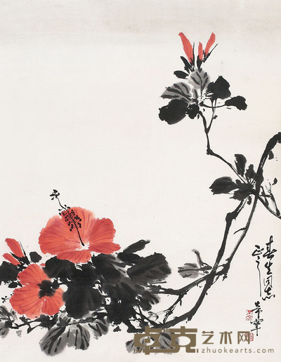 于希宁 扶桑 镜心 <em>61×48cm</em>