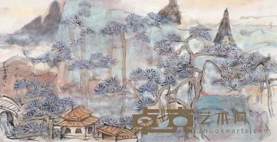 杨春华 2003年作 山水 镜心 <em>68×136cm</em>