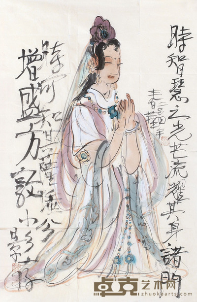 杨春华 2004年作 佛像 镜心 <em>67×43cm</em>