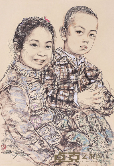 蔡玉水 人物 镜心 <em>79×54cm</em>