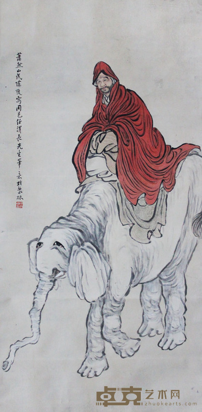 陈弢 文殊菩萨 长135 宽67