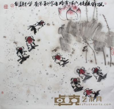 潘鸿洪 疏影横斜水清浅 长68 宽68