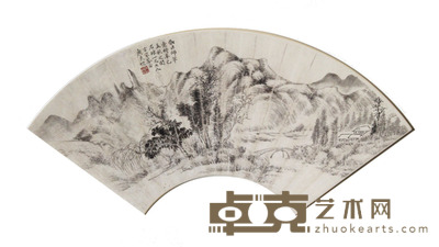 陆恢 山水 长29 宽52