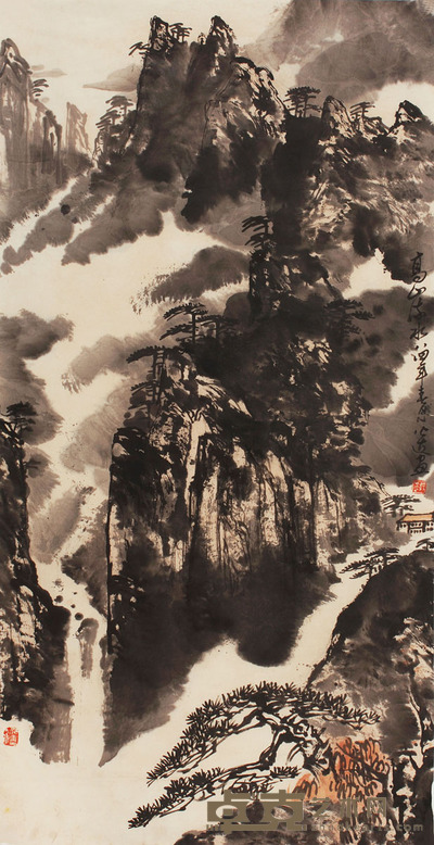 郭公达 山水 114×59