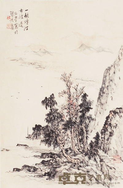 王石岑 山水 68×44