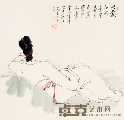 戴维祥 仕女 48×49