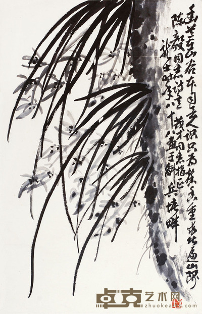 萧龙士 兰草 65×42