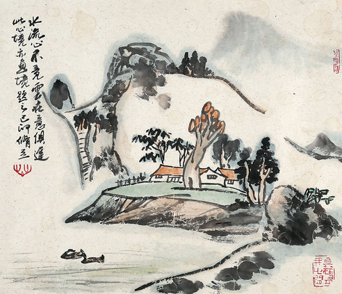 朱修立 山水