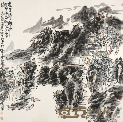 赵规划 山水 60x60cm