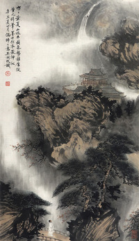 吴湖帆 壶夏山林