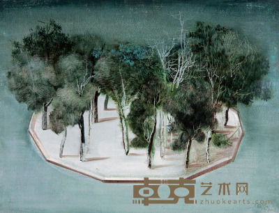 肖喆洛 2012年作 拥挤的花坛 <em>60×78cm</em>