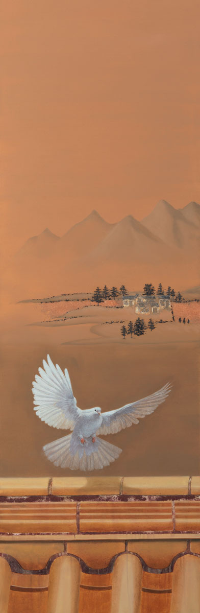 石锐峰 2011年作 记忆 空间外的空间－鸽子之一