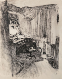 章晓明 1997年作 画室