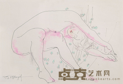 陈均德 2006年作 女人体 <em>27×39cm</em>