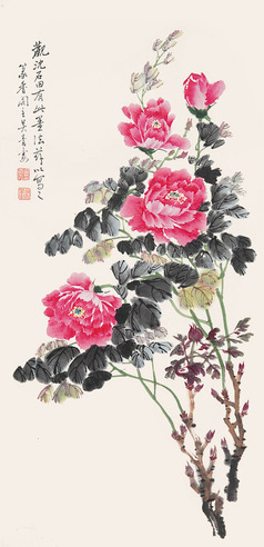 吴青霞 花鸟