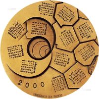 2000年巴黎造币厂日历铜章