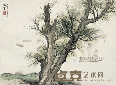 黎雄才 太湖之春 29×39cm