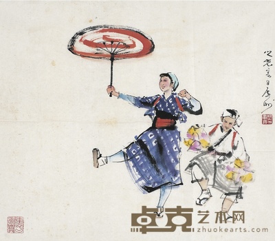 杨之光 扶桑之舞 45×51cm